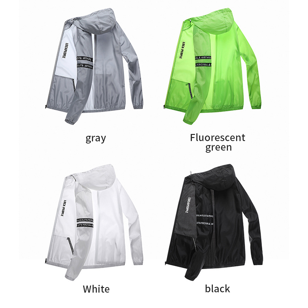 Cycling Commuter Jacket - ป้องกันแสงแดดชายฤดูร้อนเสื้อแจ็คเก็ตขี่จักรยานกีฬา Casual Youth Coat Anti-UV กีฬากลางแจ้งฟิตเนสวิ่งรถไฟแขนยาวตกปลา