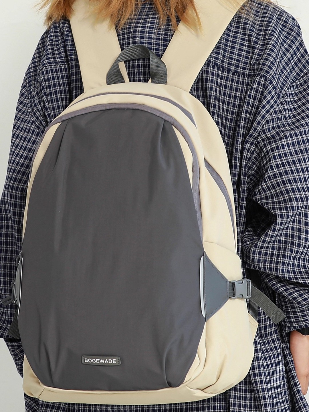 Cycling Commuter Backpack Laptop - กระเป๋าเป้สะพายหลังสำหรับปั่นจักรยานกลางแจ้งน้ำหนักเบาสำหรับผู้ชายและวัยรุ่น สไตล์ใช้งานได้จริง ปิดด้วยซิป มีสามช่อง