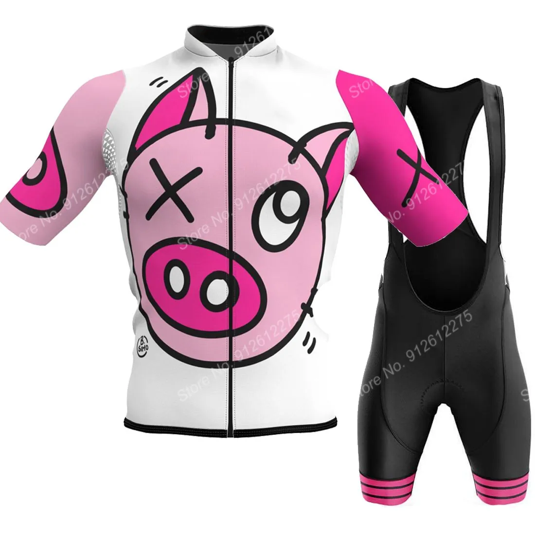 Cycling Commuter Shorts - ชุด2023การ์ตูนหมูสำหรับผู้ชายเสื้อผ้าฤดูร้อนลายการ์ตูนเสื้อสำหรับปั่นจักรยานเสือภูเขากางเกงขาสั้นสำหรับขี่จักรยานเสือภูเขาเสื้อสำหรับปั่นจักรยานเสือหมอบ
