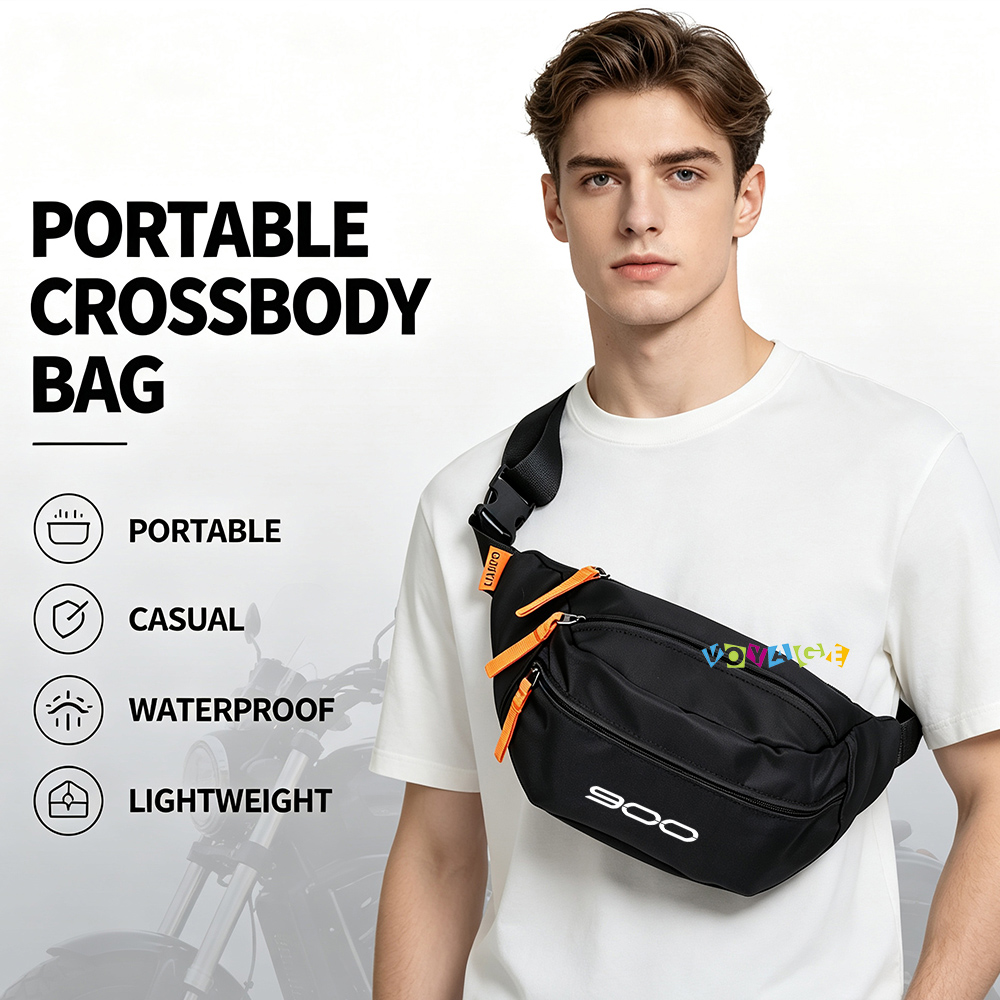 Waterproof Cycling Commute - กระเป๋าคาดเอวสำหรับมอเตอร์ไซค์ระดับพรีเมียม กระเป๋าสำหรับปั่นจักรยาน กระเป๋าสำหรับเดินทาง กันน้ำ อุปกรณ์เสริมสำหรับ Kawasaki