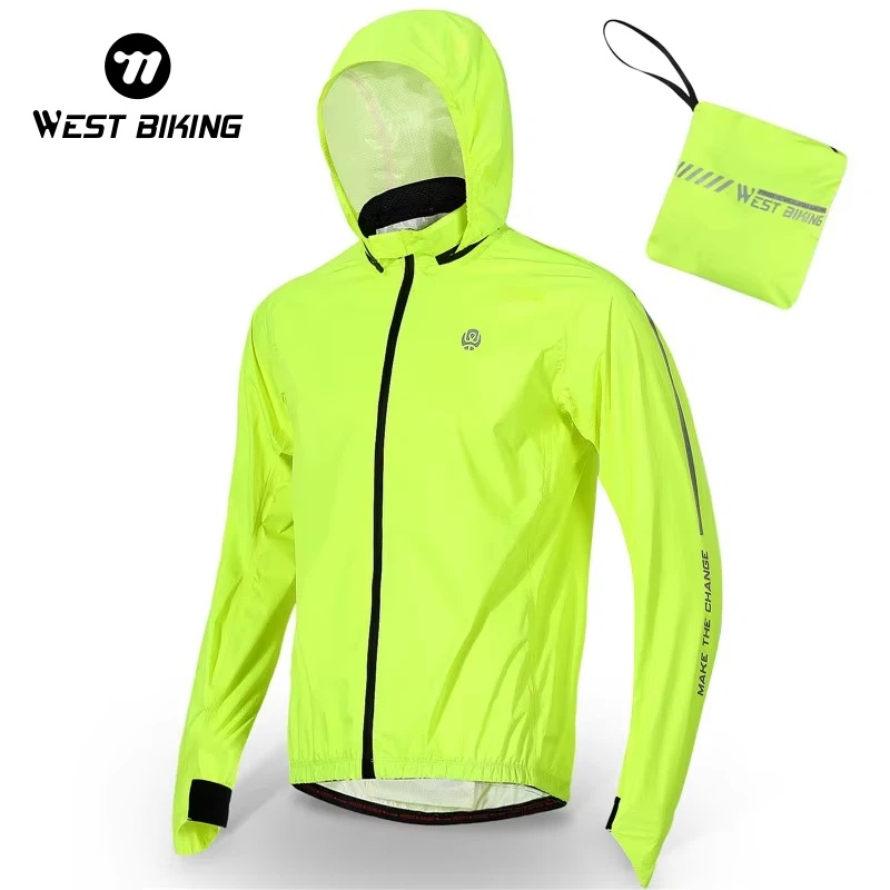 Cycling Commuter Jacket - เสื้อแจ็คเก็ตปั่นจักรยาน WEST BIKING สำหรับผู้ชายและผู้หญิง กันลม กันฝน