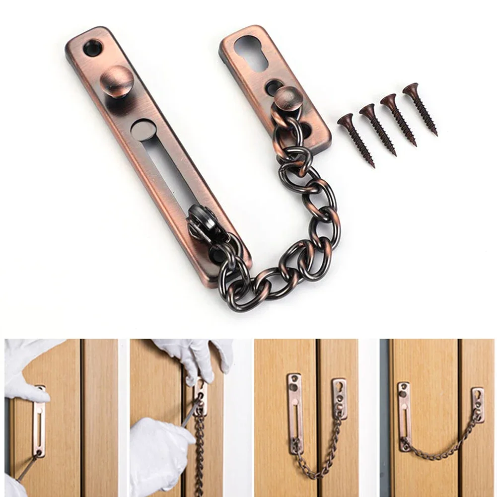 Chain Lock Combination - โซ่ประตูล็อคประตูล็อค Bolt CHAIN เด็กความปลอดภัย Home LATCH