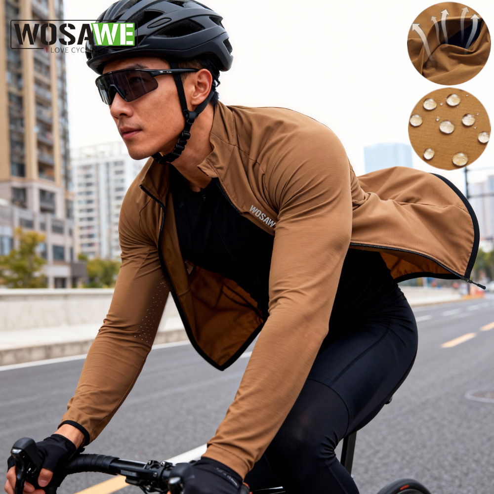WOSAWE ขี่จักรยาน Windbreaker  - Cycling Commuter Jacket บทวิจารณ์และราคา