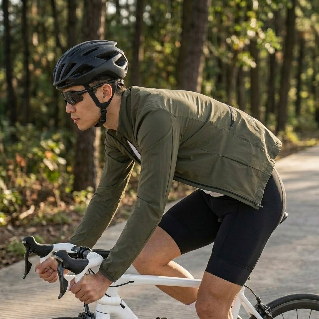 MY KILOMETRE ฤดูใบไม้ผลิผู้ชาย - Cycling Commute Jacket บทวิจารณ์และราคา
