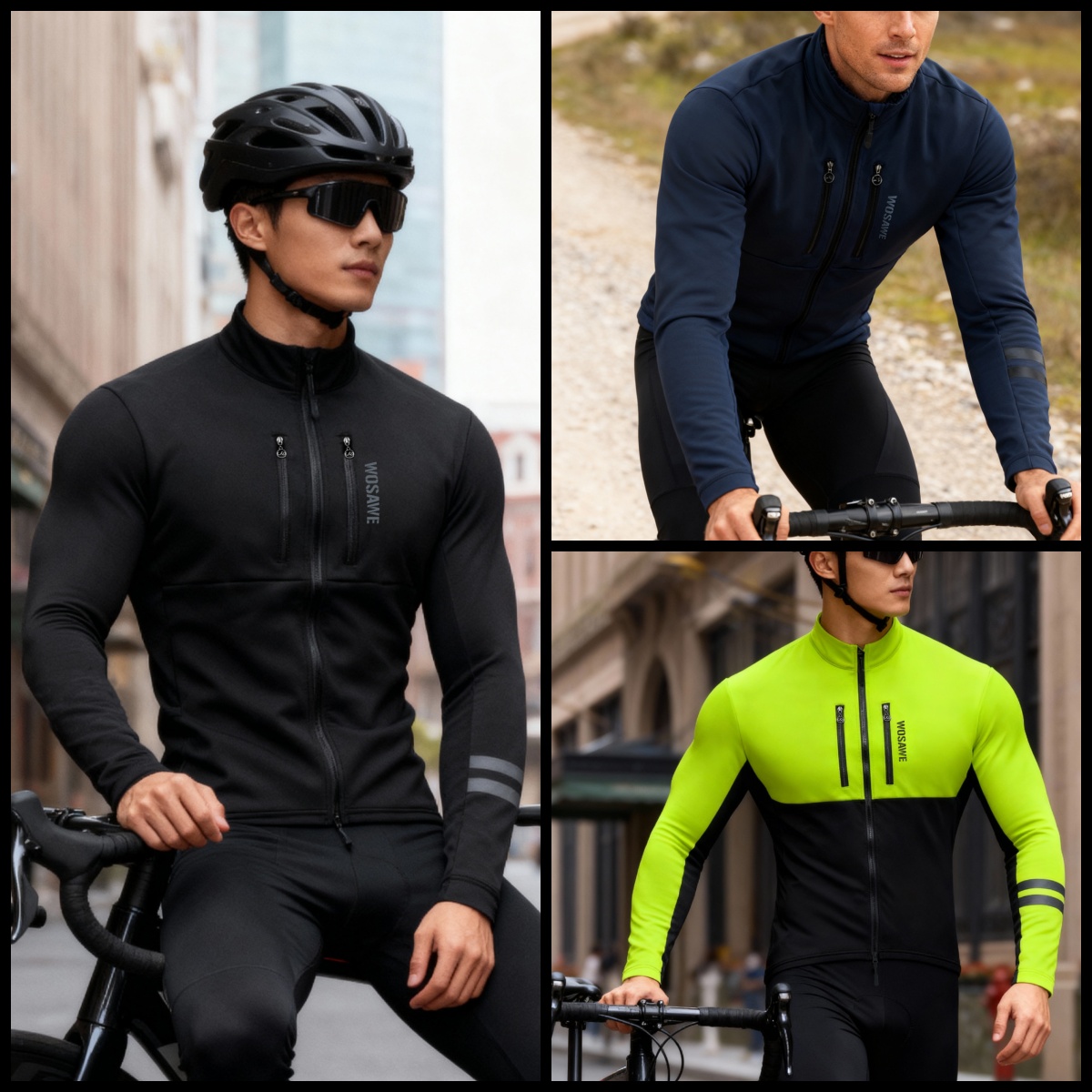 เสื้อแจ็คเก็ตจักรยาน WOSAWE เส - Cycling Commuter Jacket บทวิจารณ์และราคา
