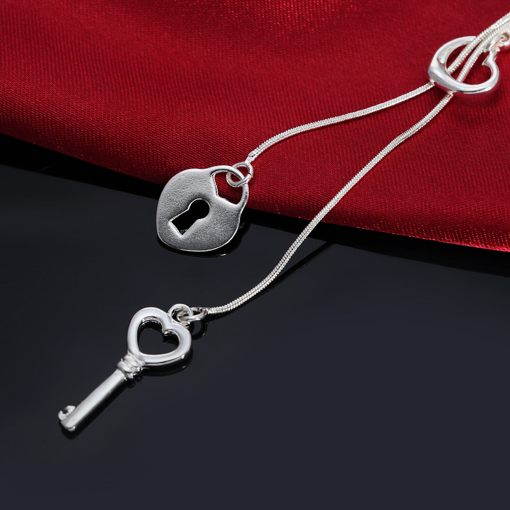 สร้อยคอกุญแจล็อคหัวใจสุดโรแมนต - Chain Lock Combination บทวิจารณ์และราคา