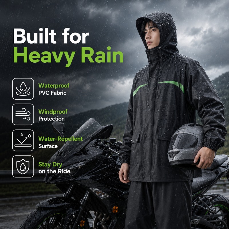 ชุดกันฝนสำหรับปั่นจักรยานแบบกั - Cycling Commute Jacket บทวิจารณ์และราคา