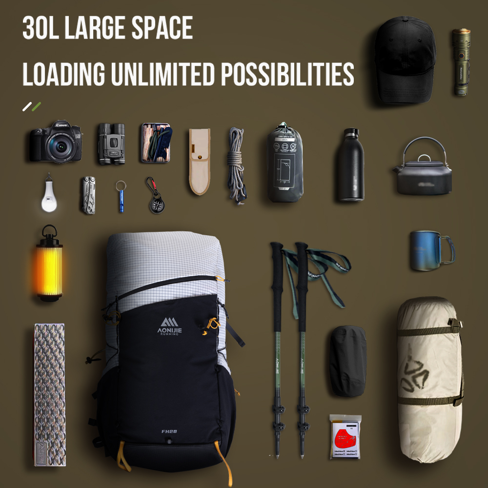 AONIJIE 30L เดินป่าภูเขากระเป๋ - Cycling Commuter Backpack บทวิจารณ์และราคา