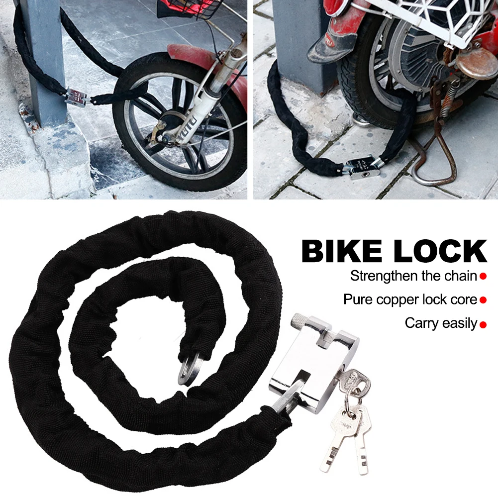 กุญแจล็อครถจักรยานยนต์แบบโซ่ 1 - Chain Lock Combination บทวิจารณ์และราคา